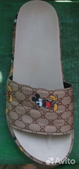 Слипоны-шлёпки женские