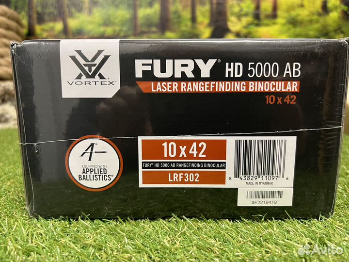 Бинокль с дальномером Vortex Fury 10x42 HD 5000 AB