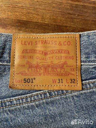 Джинсы Levi's 501 W31L32