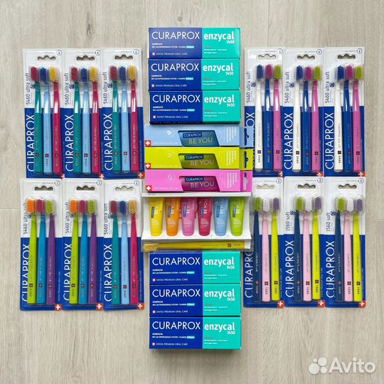 Curaprox зубная щетка, паста