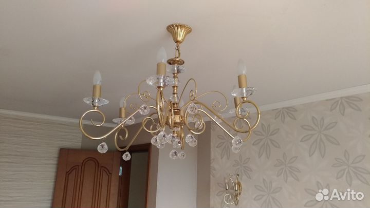 Люстра и бра бу