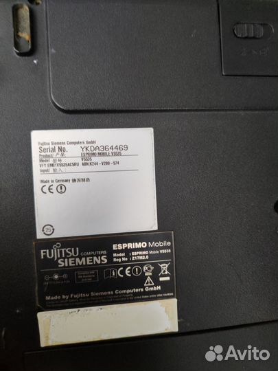 Ноутбук fujitsu siemens