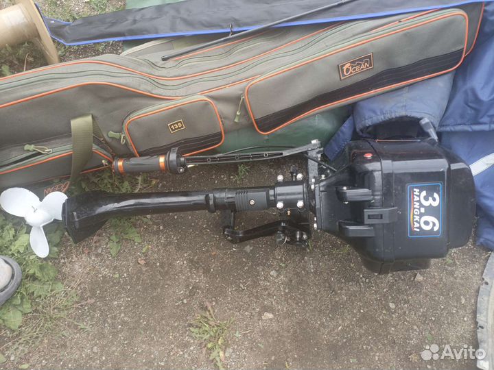 Надувная лодка с мотором бу