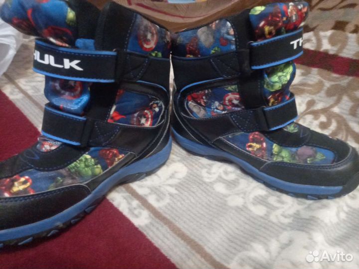 Сапоги зимние детские 34р