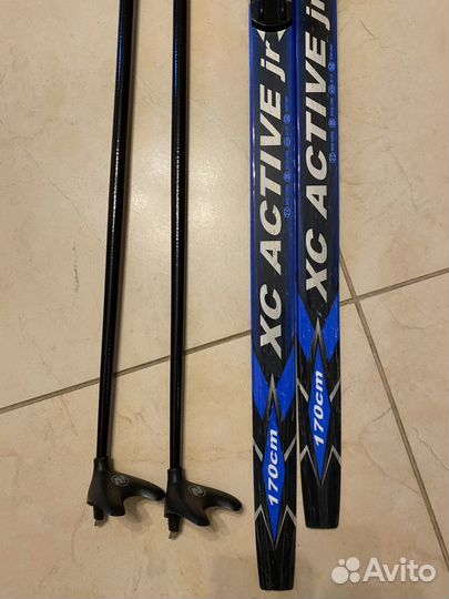 Лыжи беговые 170 на рост около 150