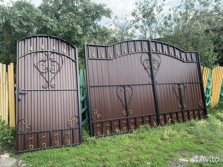 Ворота кованые