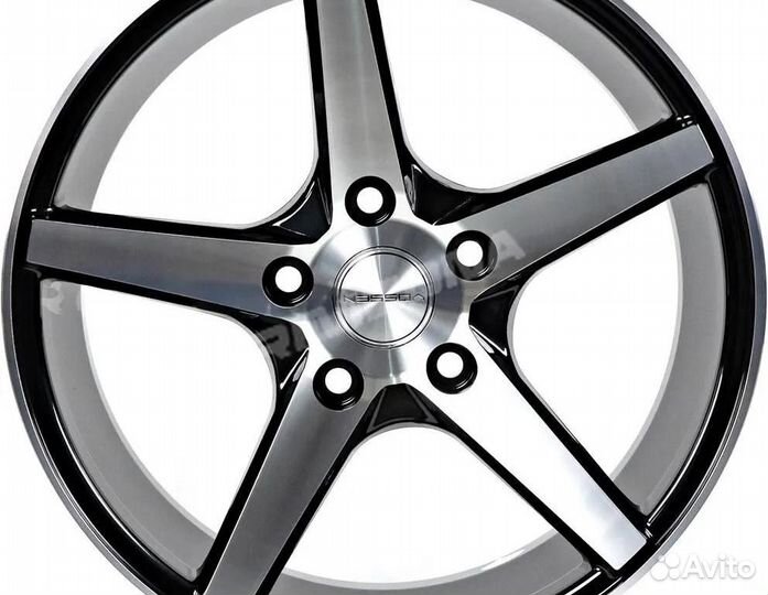 Литой диск в стиле vossen R18 5x114.3. Большой выб