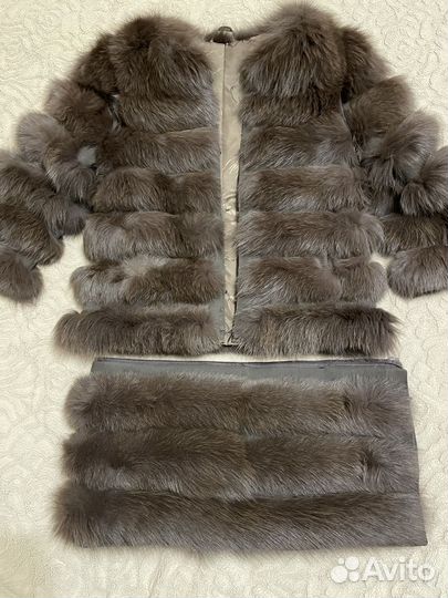 Шуба-жилетка