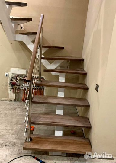 Лестницы на металлокаркасе под ключ