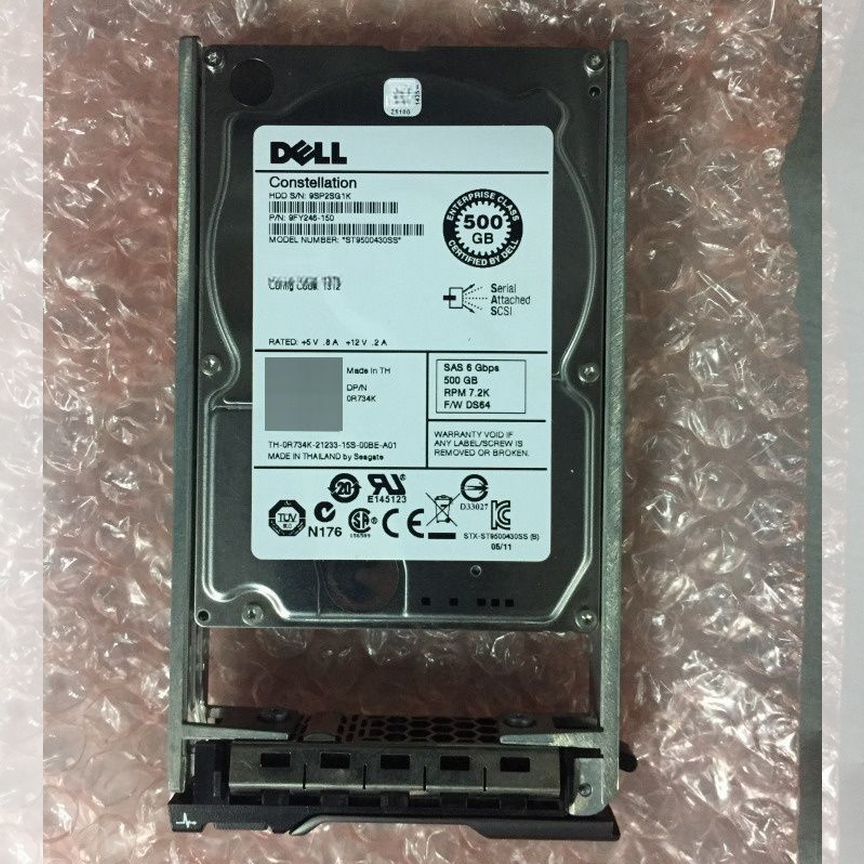 [0R734K] Жесткий Диск Dell 500gb Sata2.5" 0r734k