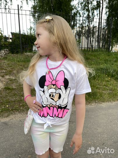 Футболка zara disney minnie mouse 98, 104, 110