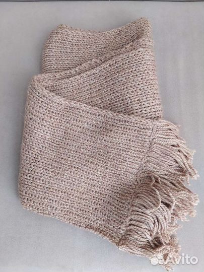 Шарф ручной вязки шерсть