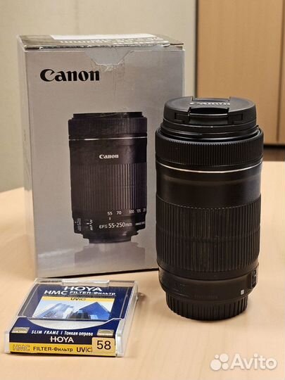 Объектив Canon ef-s 55-250 is stm