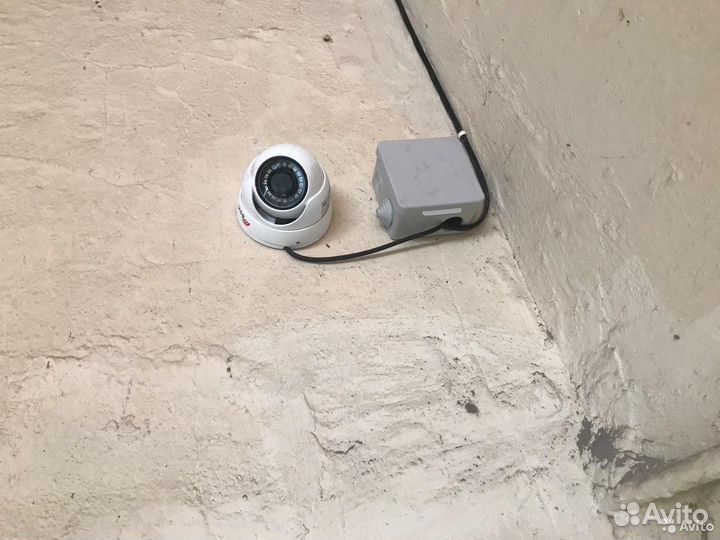 Видеонаблюдение из 4-х камер 2Мп