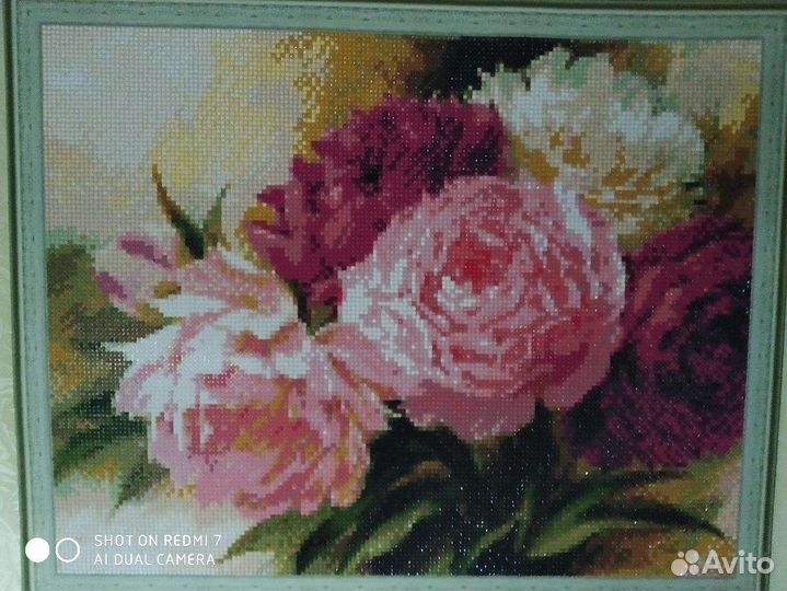 Алмазная мозаика.Готовая картина