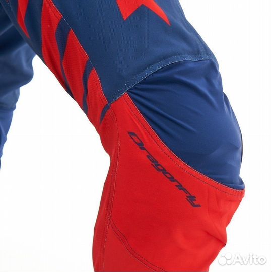 Мотоштаны Dragonfly dfmx-pants Red
