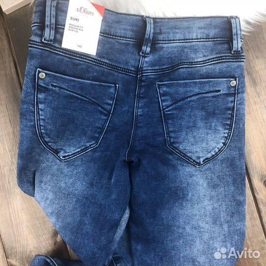 Прямые Джинсы для девочки новые Германия