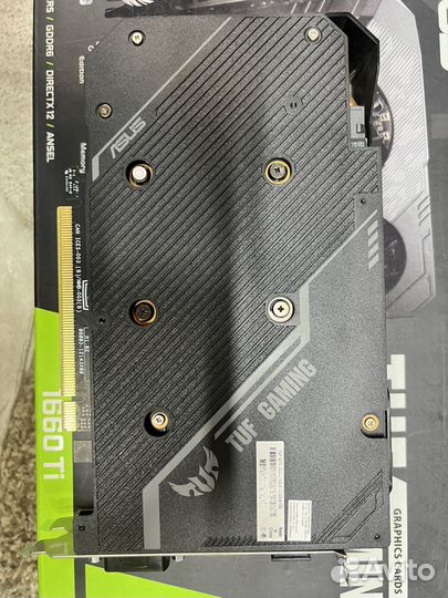 Видеокарта asus TUF GTX 1660 ti 6gb