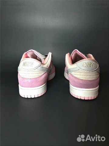 Женские кроссовки Nike Dunk Low Pink Кеды Найк