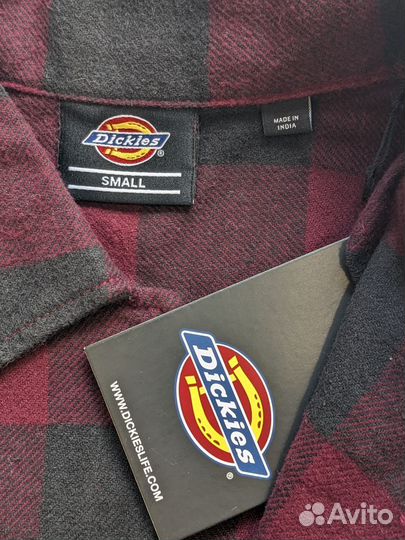 Рубашка Dickies (S) теплый флис оригинал
