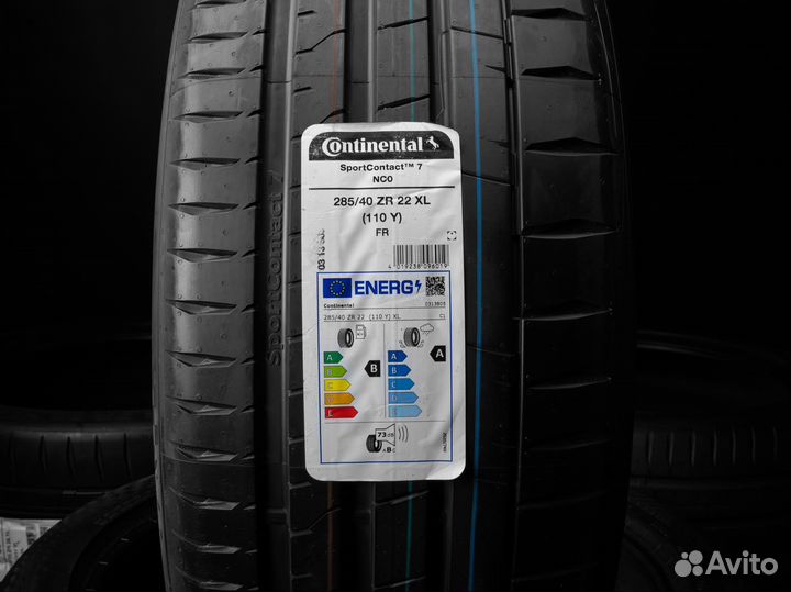 Continental ContiSportContact 7 285/40 R22 и 315/35 R22