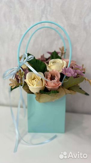 Съедобные букеты из конфет