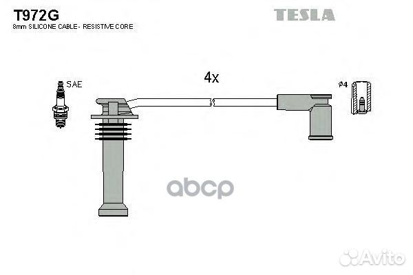 T972G-TSL к-кт проводов Ford Fiesta/Focus, Maz