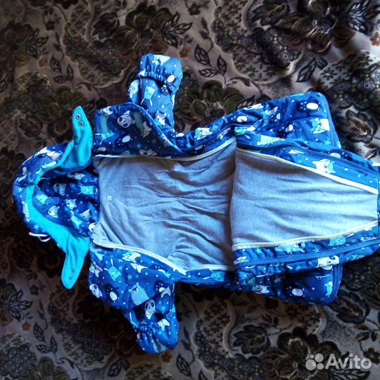 Комбинезон трансформер зимний 68 74