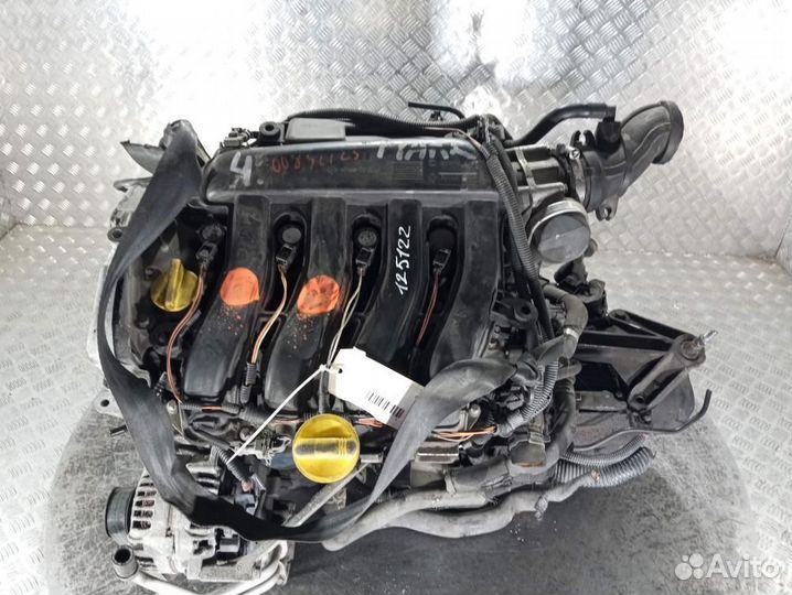 Двигатель в сборе Renault Clio 1,4i K4J780 2007 г.в