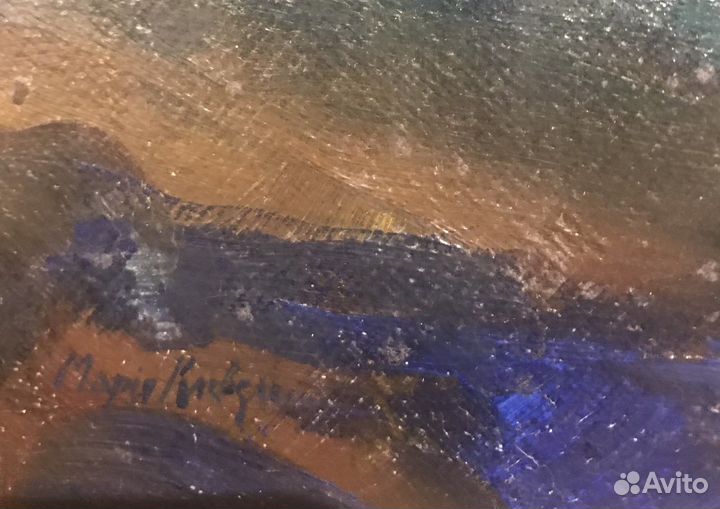 Картина маслом старая