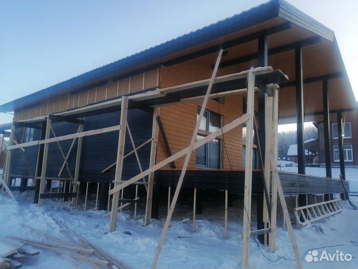 Каркасный дом 13х8
