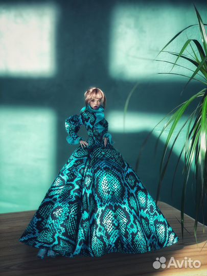 Платье для кукол сестер Поповых