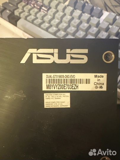 Видеокарта gtx 1660 super 6gb asus