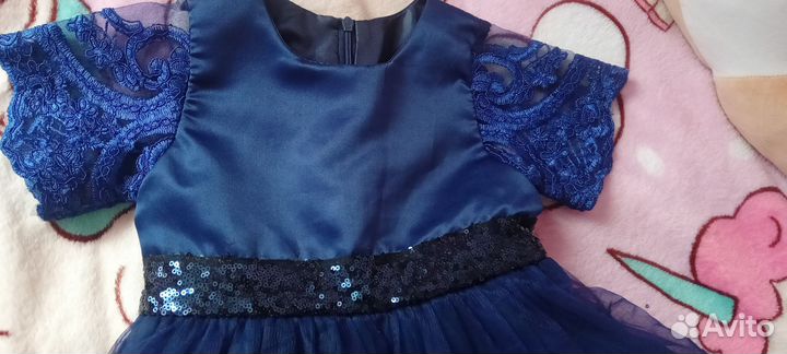 Нарядное платье для девочки 92