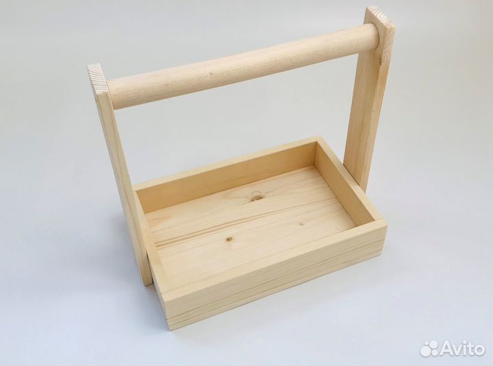 Ящик с высокой ручкой подарочный