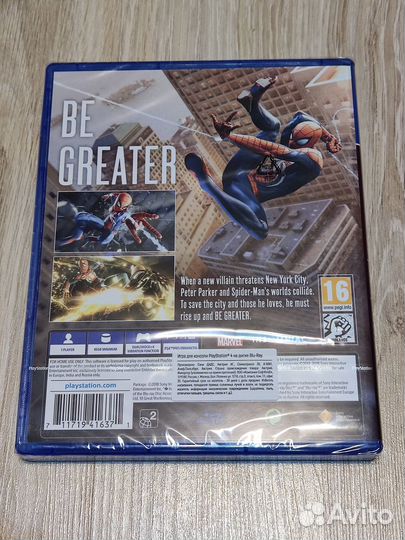 Marvel Spider-man Человек паук ps4 (силд)