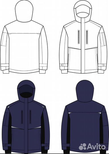 Создание технического эскиза одежды