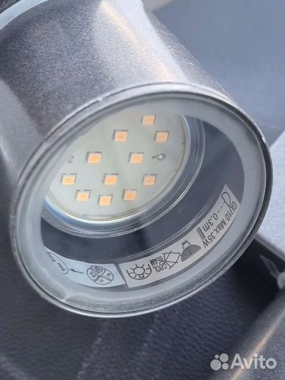 Лампы на фасад 3шт декоративная подсветка