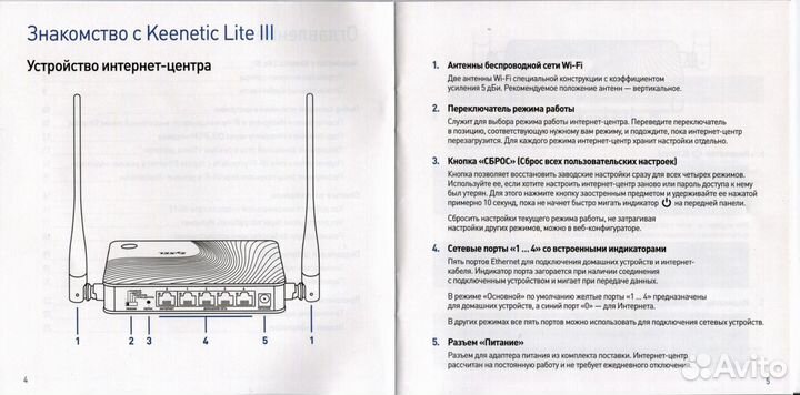 Wi-Fi роутер zyxel Keenetic Lite III