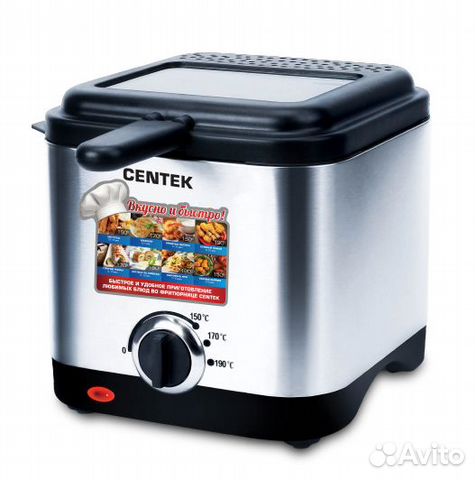 Фритюрница Centek CT-1430 1500Вт антипр. емкость