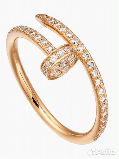 Золотое кольцо cartier
