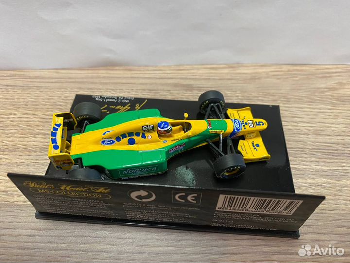 1/43 Minichamps Benetton Ford B193B F1 Estoril 93