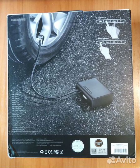 Компрессор Baseus Smart Inflator Pump (crcqb01-02)