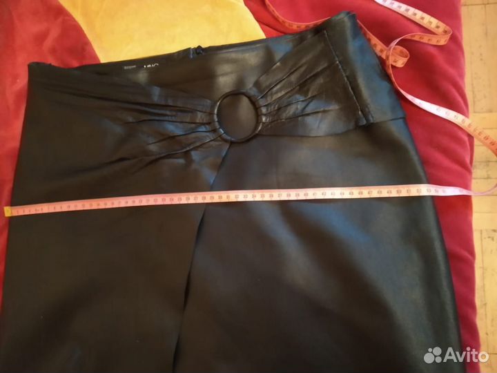 Кожаная юбка Mango