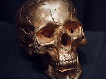 Статуэтка медный череп