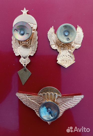 Значки вдв и парашютисты