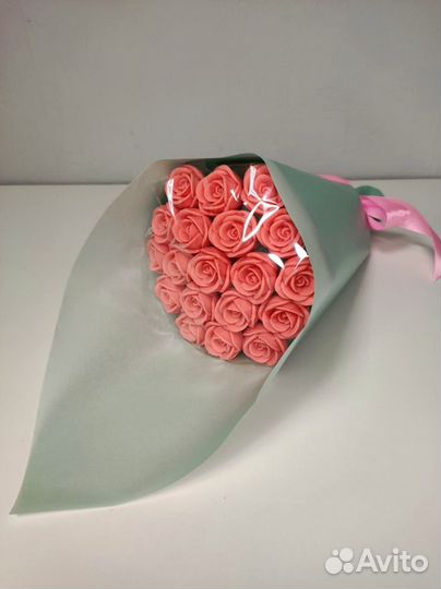 Розы из Бельгийского Шоколада - 19 шт в Букете