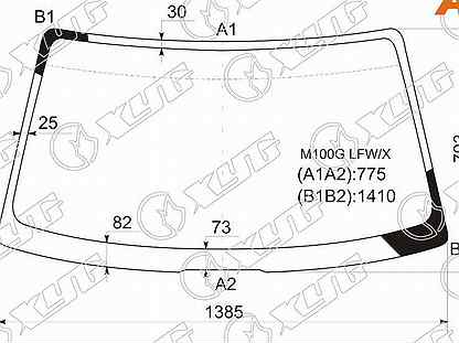 Лобовое стекло Toyota Duet M100 1998-04 г.в