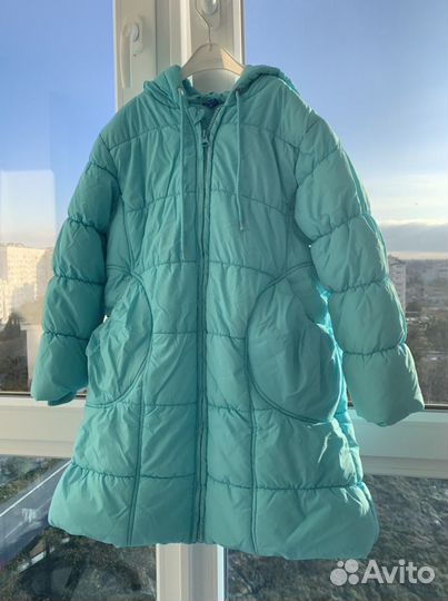 Куртка теплая на девочку 116-122