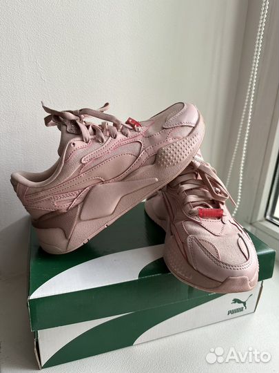 Кроссовки puma rs-x3 розовые